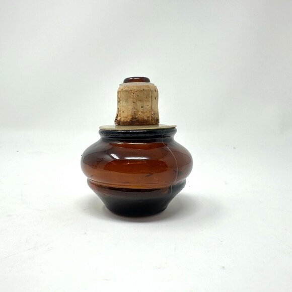 Vtg Cabin Still Bourbon Glass Decanter Sportsman Mallard Duck Amber Stopper - Picture 15 of 16